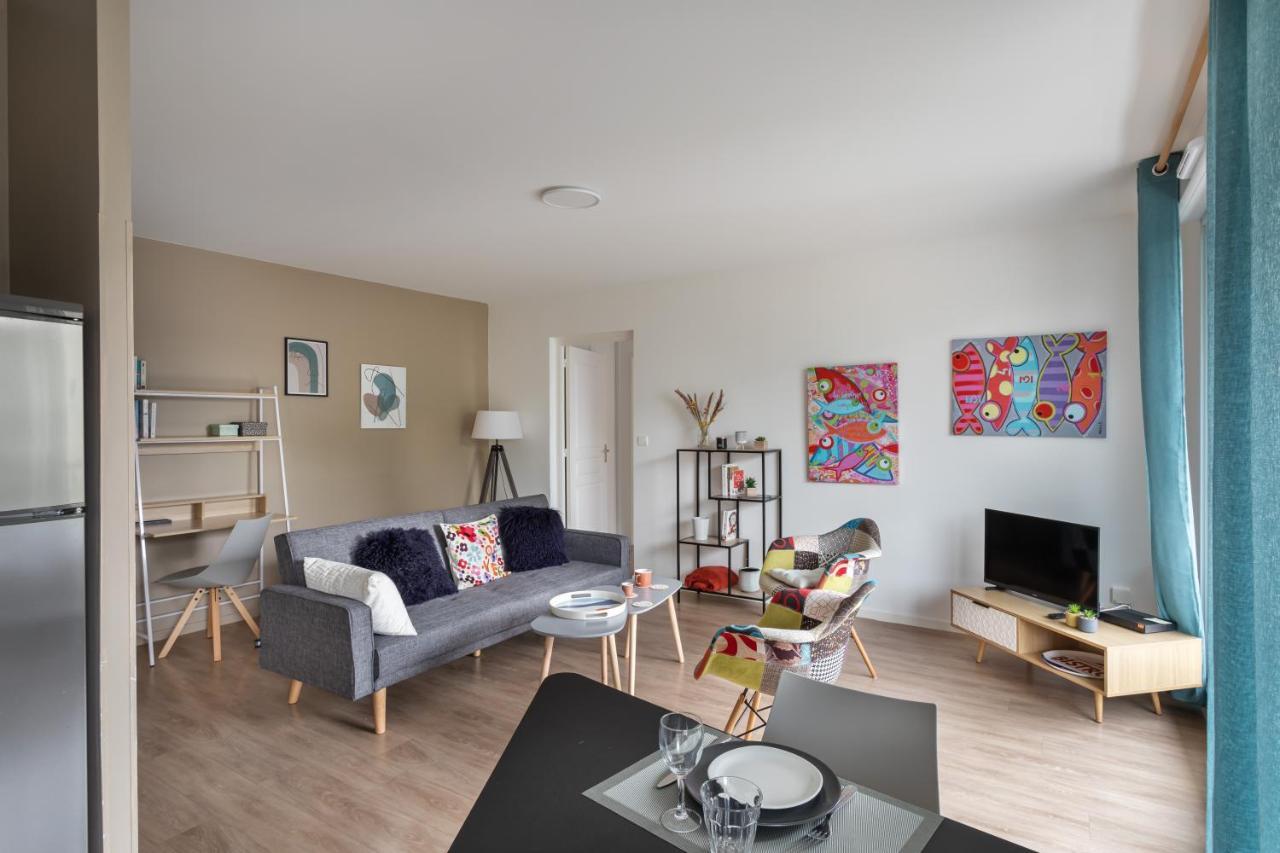 Bahibe - Balcon Et Parking Au Calme Proche Gare Apartment Rennes Bagian luar foto