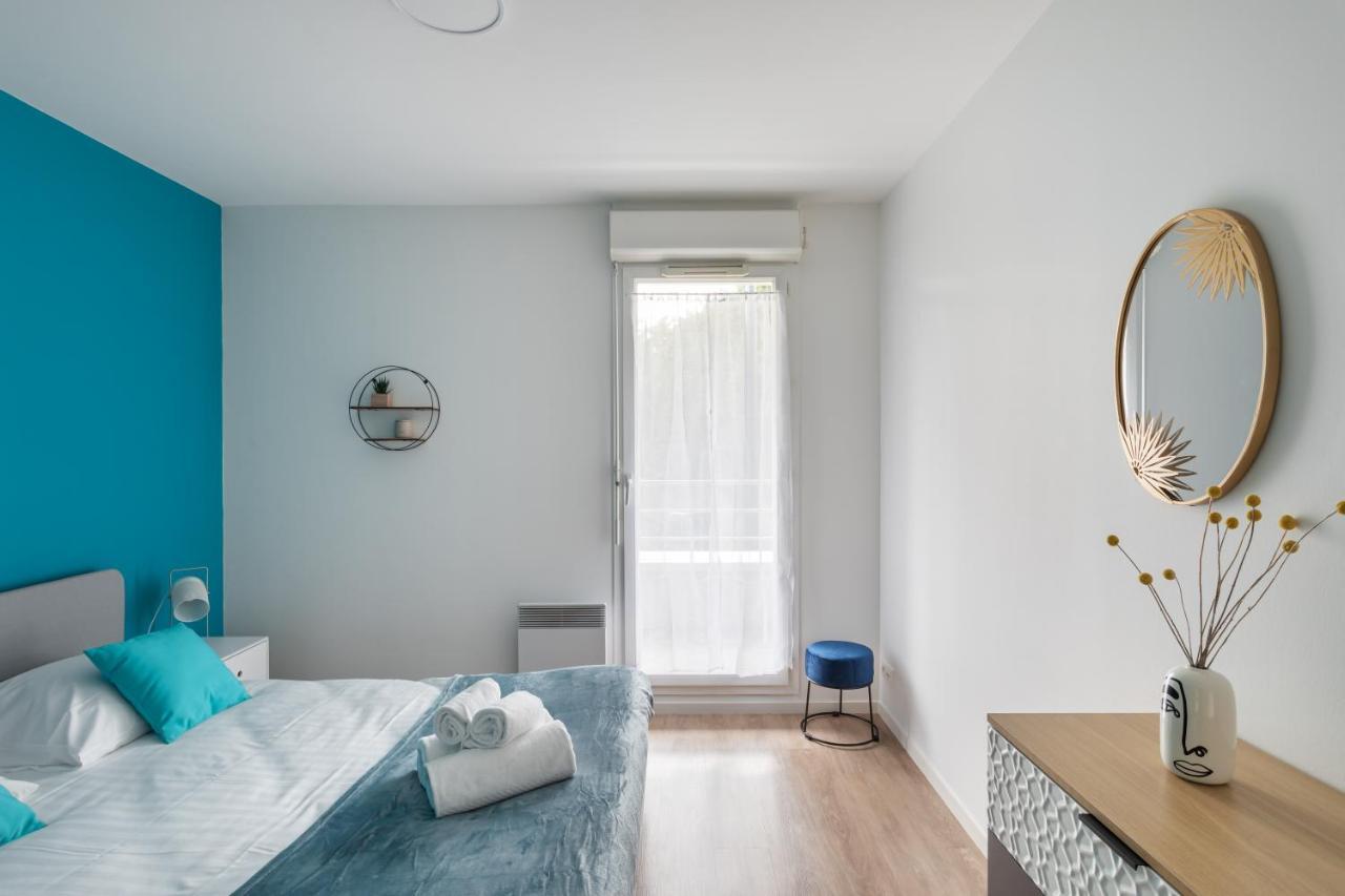 Bahibe - Balcon Et Parking Au Calme Proche Gare Apartment Rennes Bagian luar foto