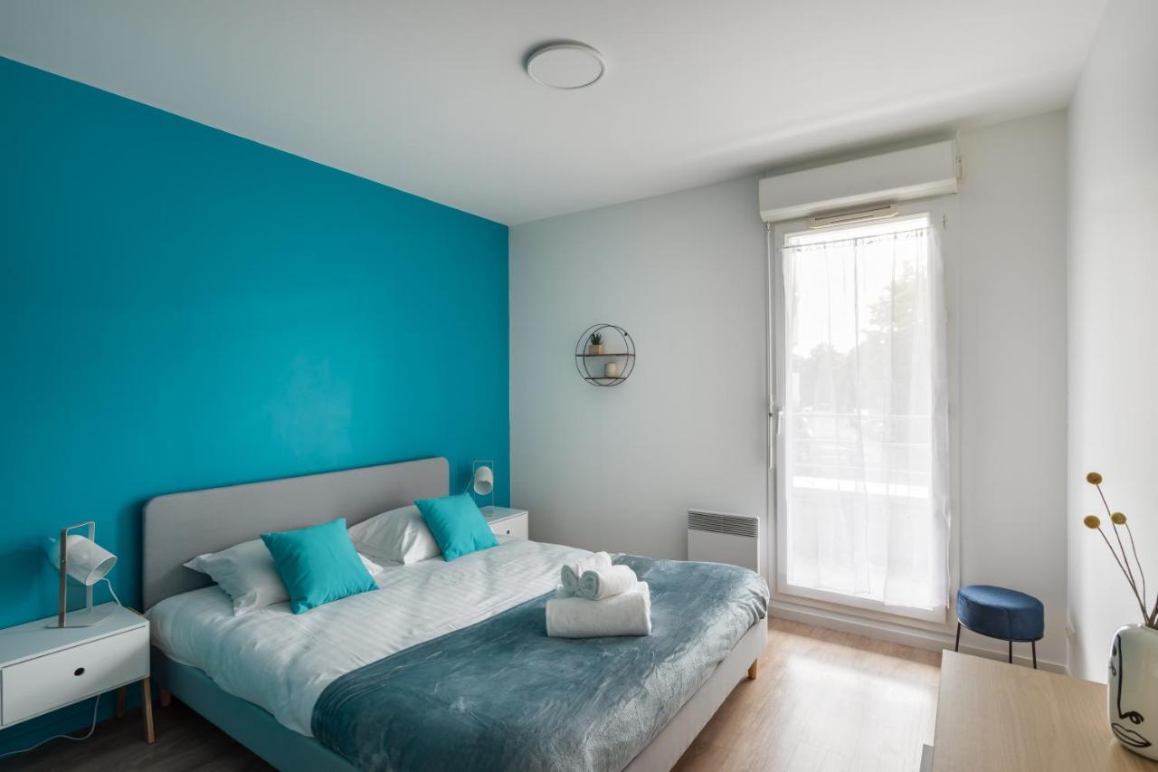 Bahibe - Balcon Et Parking Au Calme Proche Gare Apartment Rennes Bagian luar foto