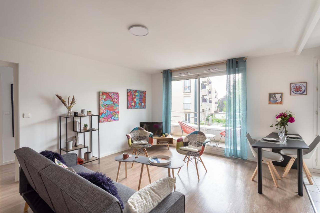 Bahibe - Balcon Et Parking Au Calme Proche Gare Apartment Rennes Bagian luar foto